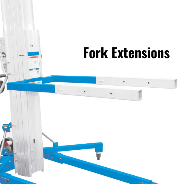Genie Superlift Advantage SLA-15 Material Lift Winch Stacker - Straddle Base