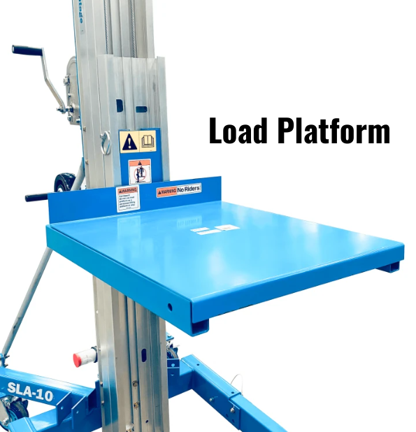 Genie Superlift Advantage SLA-15 Material Lift Winch Stacker - Straddle Base
