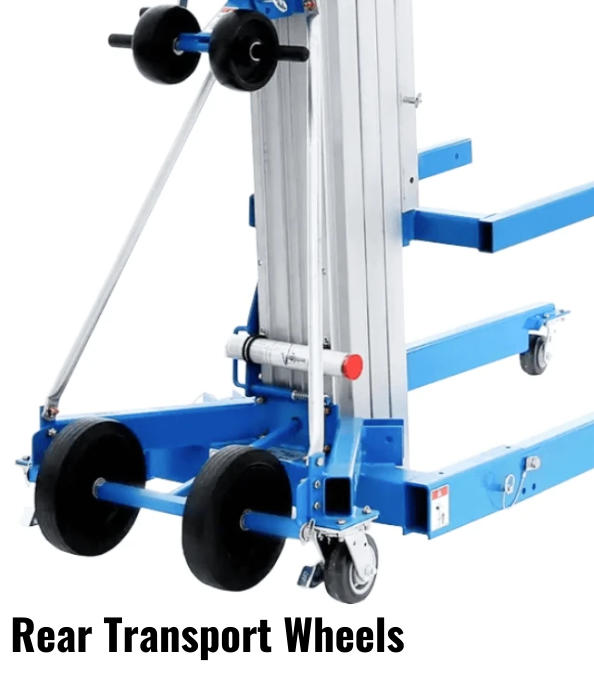 Genie Superlift Advantage SLA-15 Material Lift Winch Stacker - Straddle Base