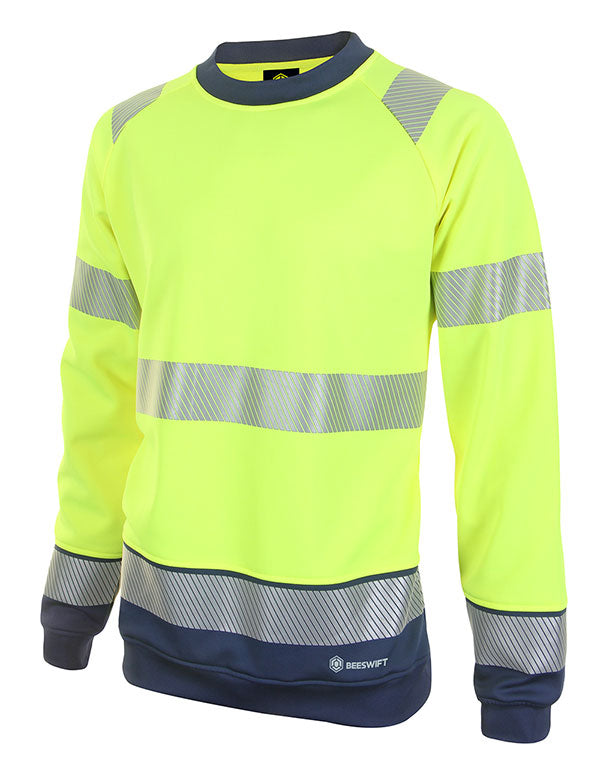 Deltic Hi Vis Two Tone Sweatshirt