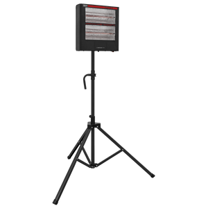 Sealey Infrared Quartz Heater with Tripod Stand 230V 1.4/2.8kW