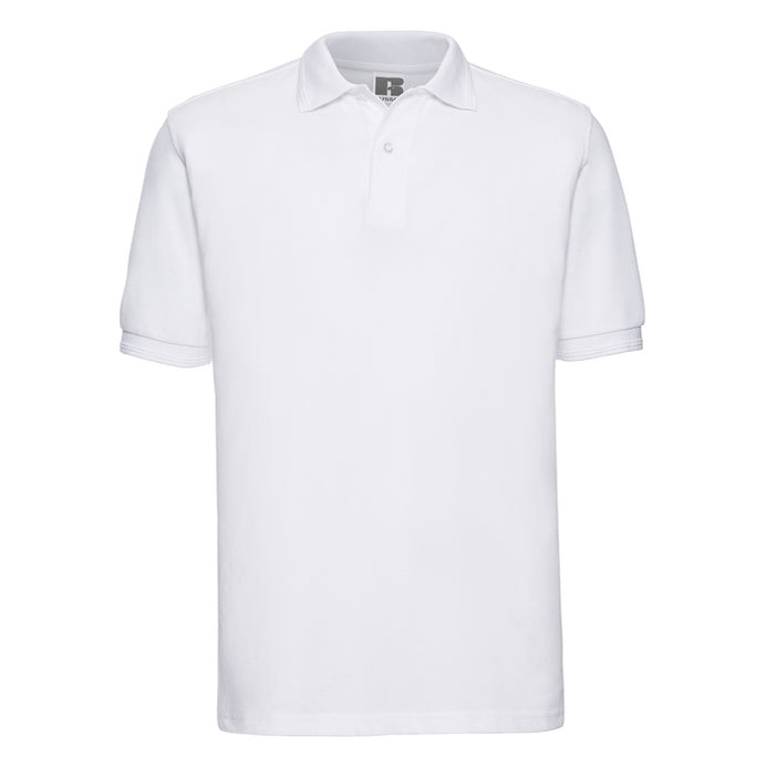 J599M Russell Hardwearing Polycotton Polo