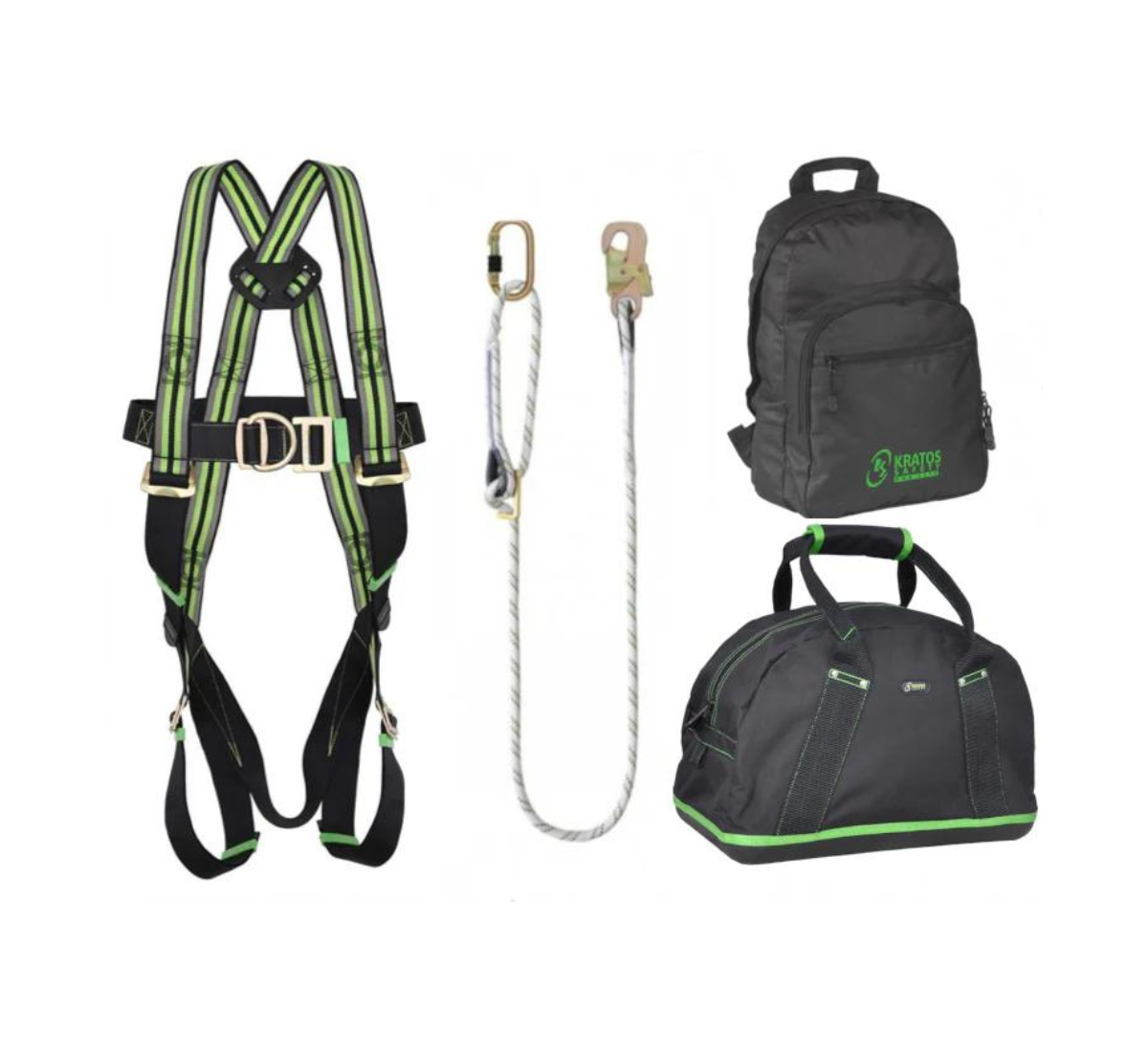 Kratos 2 Point Restraint Kit With Adjustable Rope Lanyard