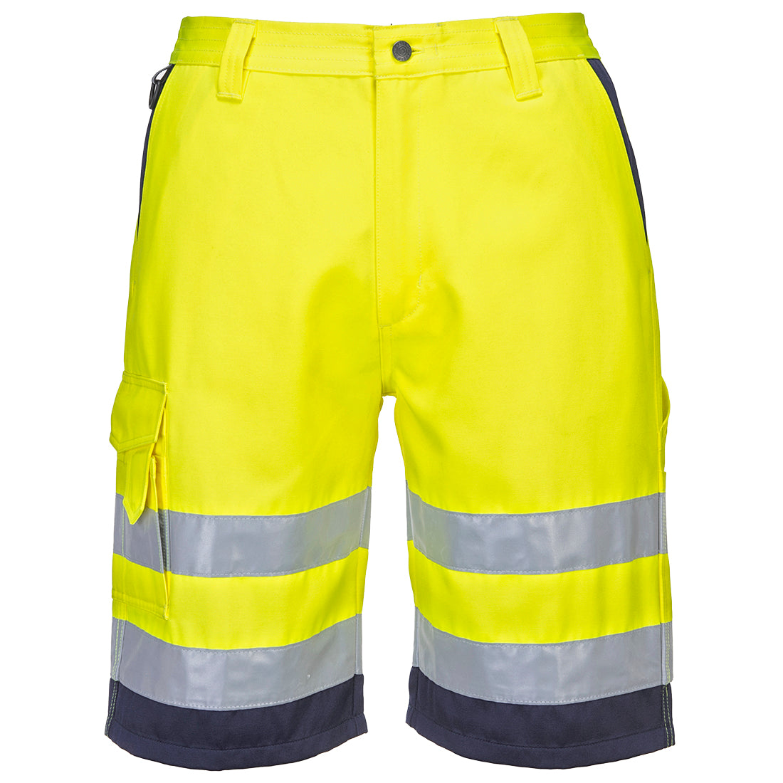 Portwest L043 Hi Vis Lightweight Poly Cotton Shorts
