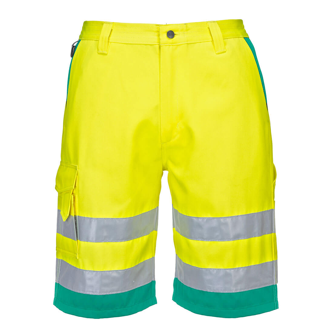 Portwest L043 Hi Vis Lightweight Poly Cotton Shorts