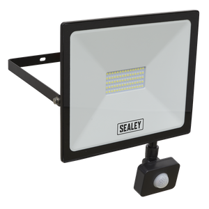 Sealey Extra-Slim Floodlight with PIR Sensor 50W SMD LED