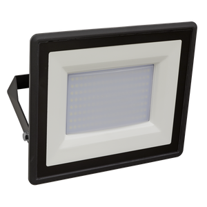 Sealey Extra-Slim Floodlight with Wall Bracket 100W SMD LED