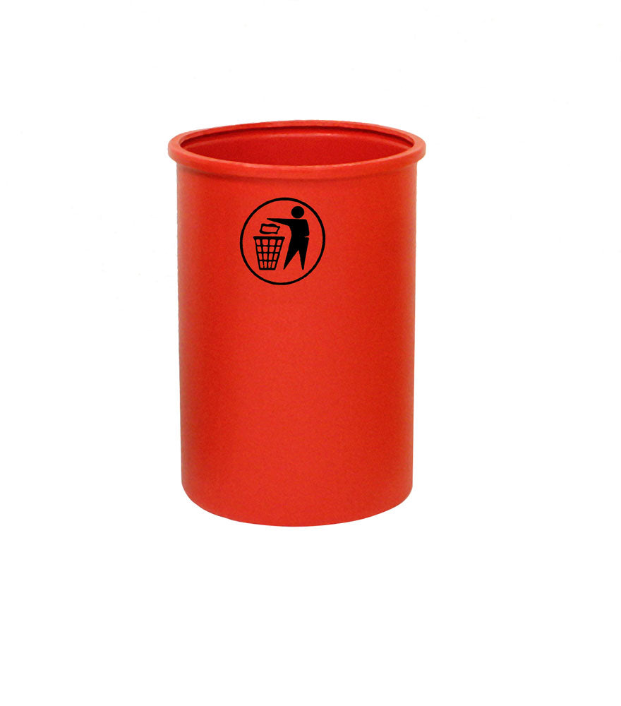 Litter Bins with Tidy Man Logo