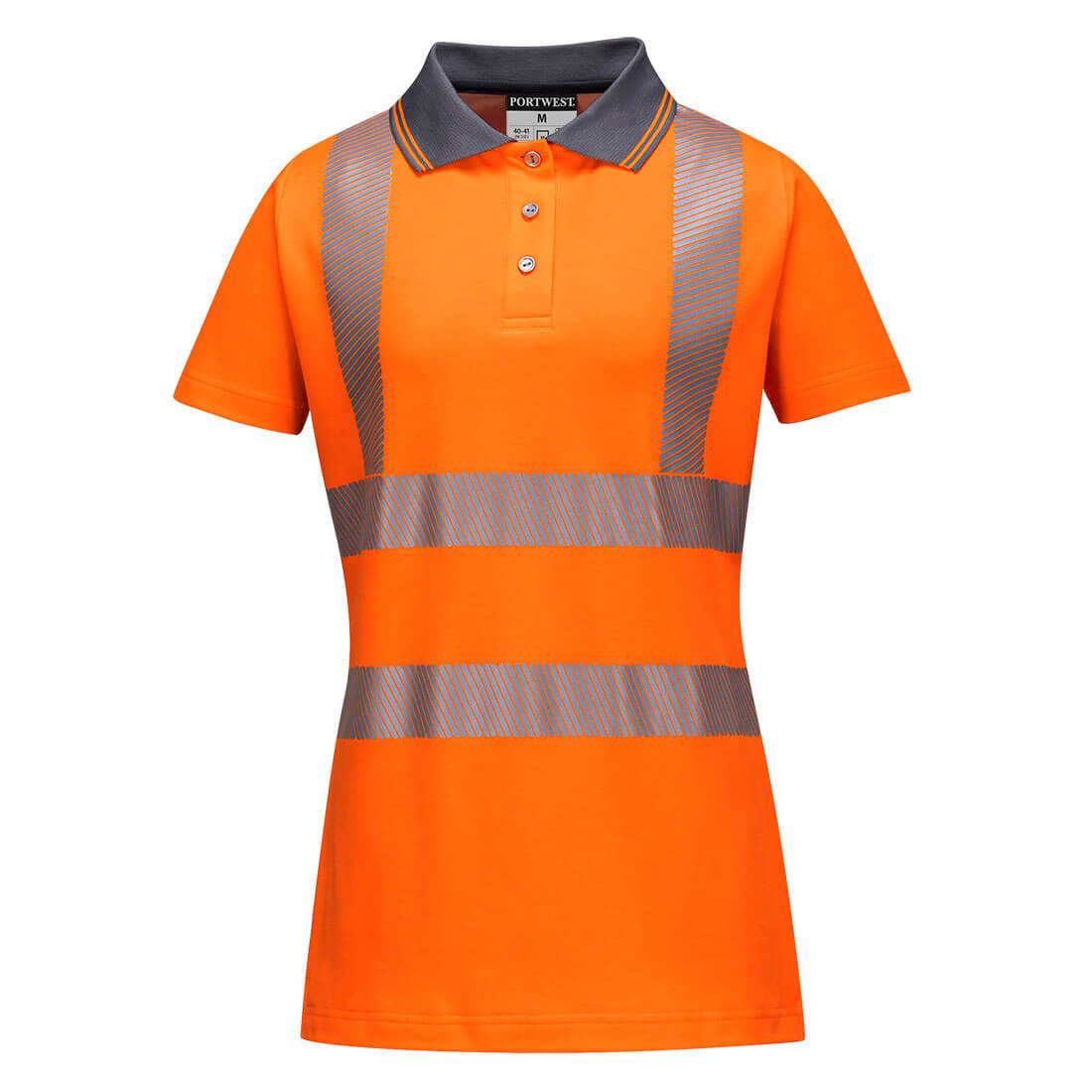 Portwest LW72 Hi-Vis Women's Cotton Comfort Pro Polo Shirt