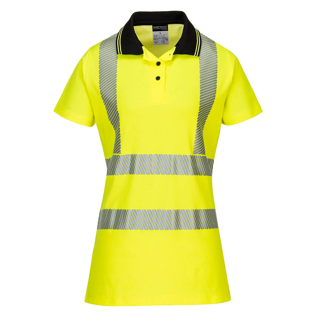 Portwest LW72 Hi-Vis Women's Cotton Comfort Pro Polo Shirt