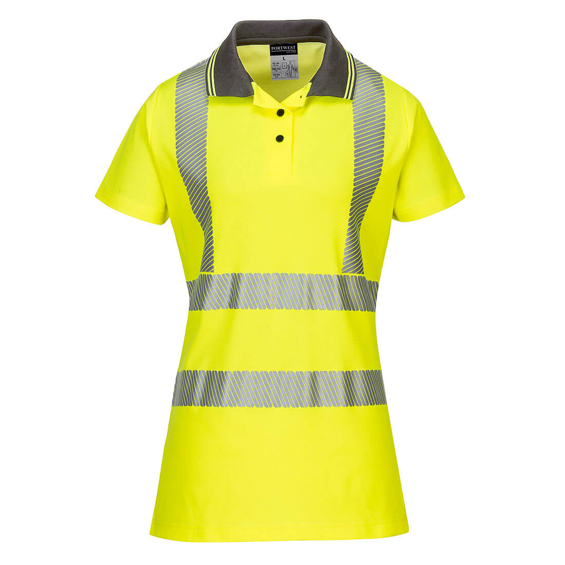 Portwest LW72 Hi-Vis Women's Cotton Comfort Pro Polo Shirt
