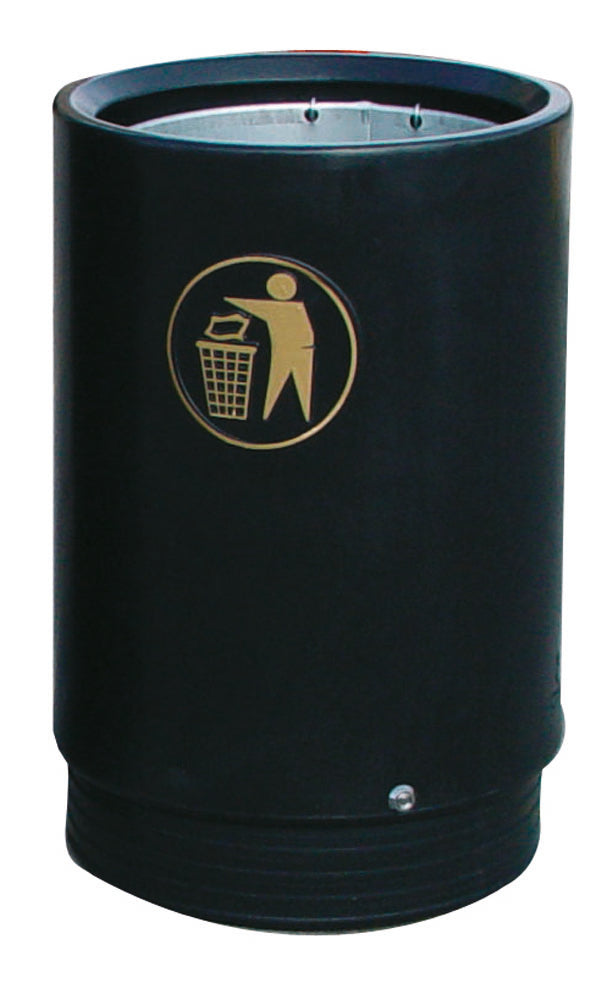 Open Top Victorian Litter Bins
