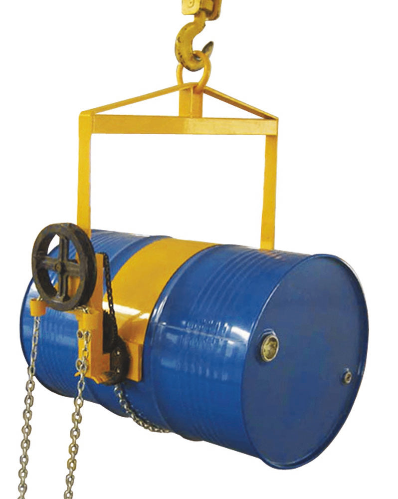 Overhead Drum Lifter - Geared Chain Control