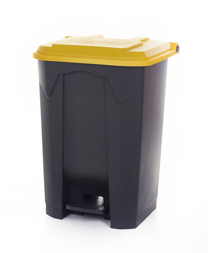 Pedal Bins with Coloured Lids