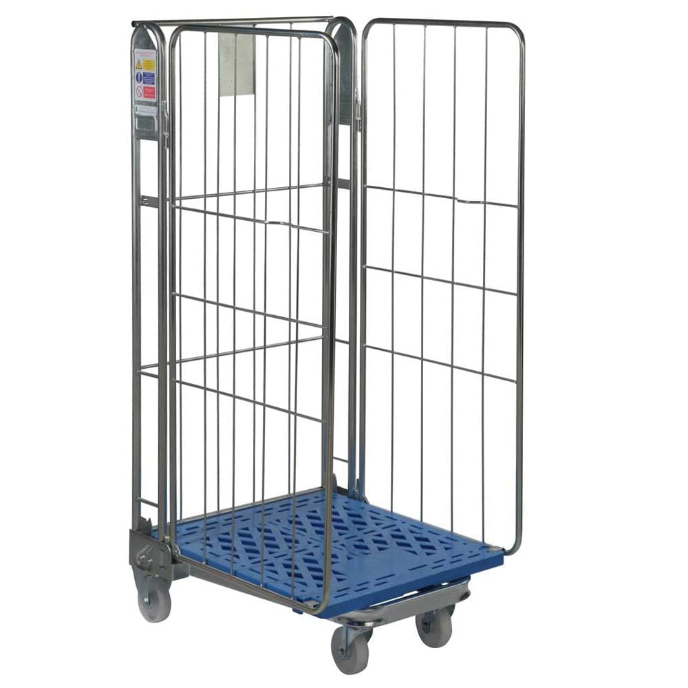 Plastic Base Nestable Roll Containers
