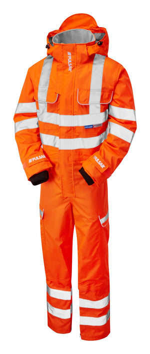 PULSAR PR505 PROTECT HV Orange Waterproof Coverall