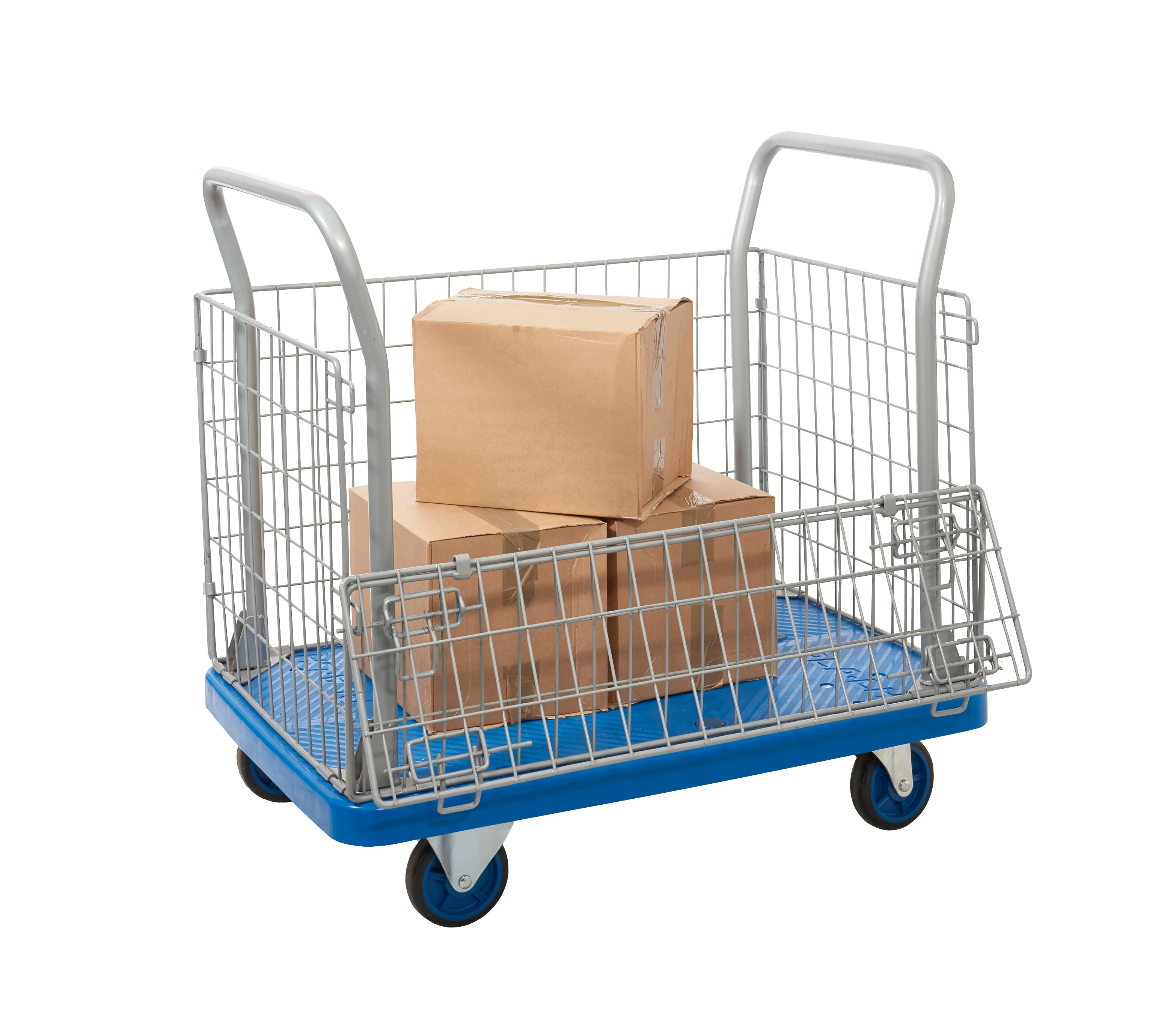 Proplaz Blue Platform Trolleys