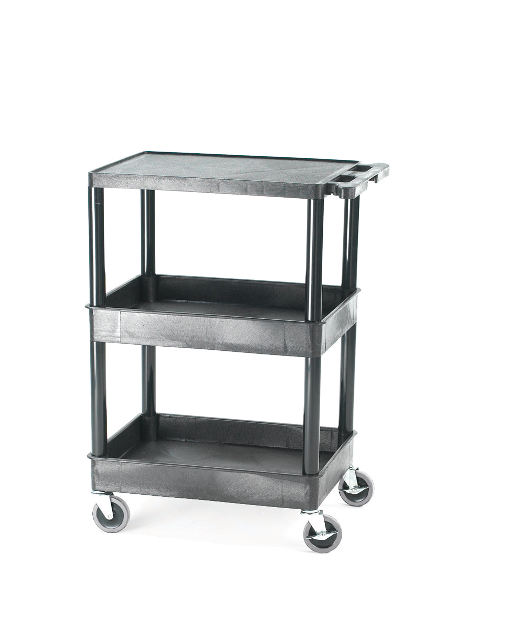 Proplaz Superstrength Plastic Multi-Purpose Shelf Trolley
