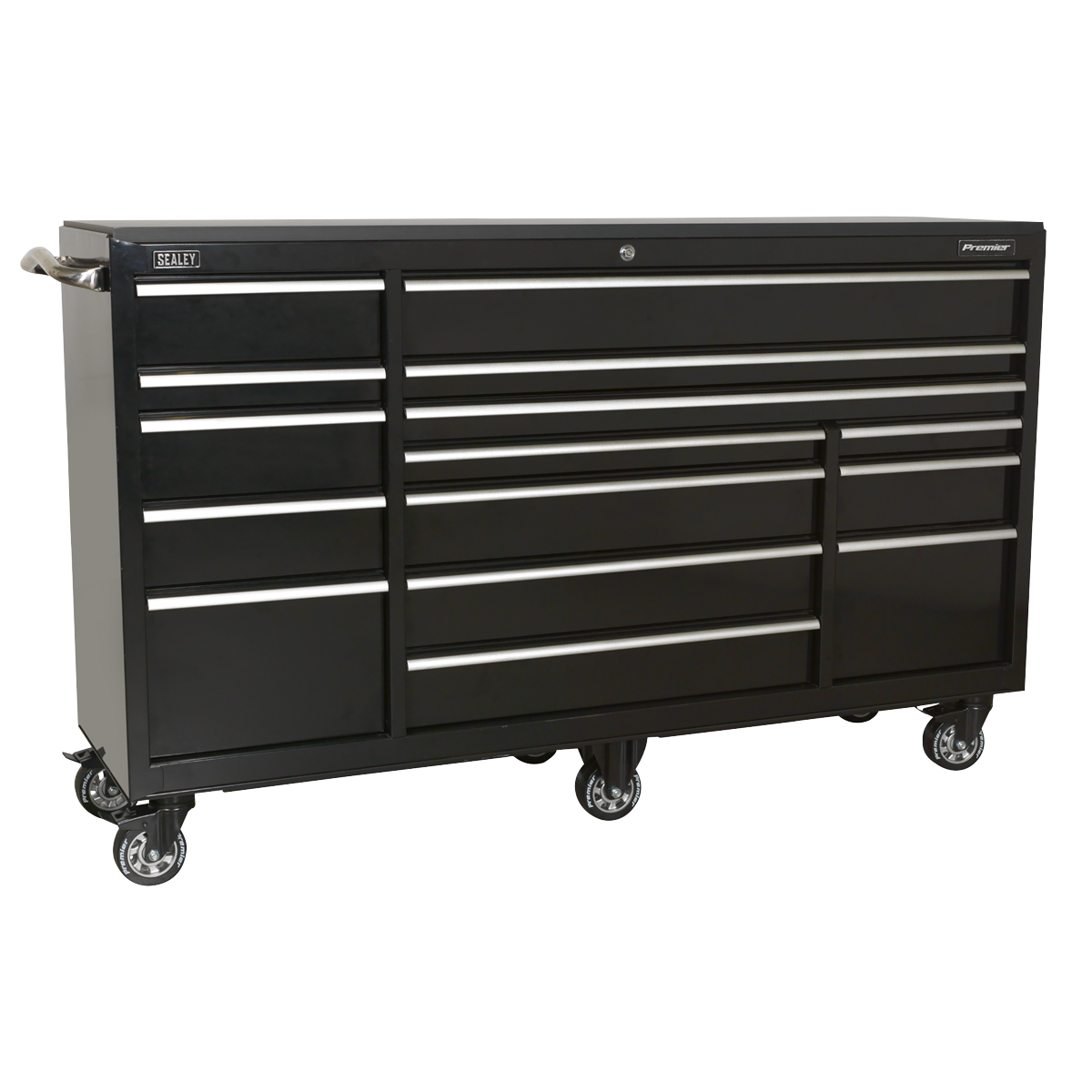 Sealey Premier™ Heavy-Duty Extra-Wide Rollcab 15 Drawer 1845mm