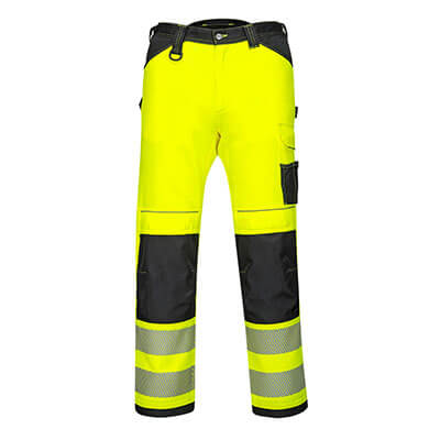 Portwest PW303 PW3 Hi Vis Lightweight Stretch Trouser