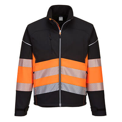 Portwest PW375 PW3 Hi Vis Softshell Jacket