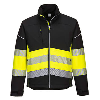Portwest PW375 PW3 Hi Vis Softshell Jacket