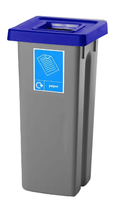 Recycling Bins with Coloured Lids