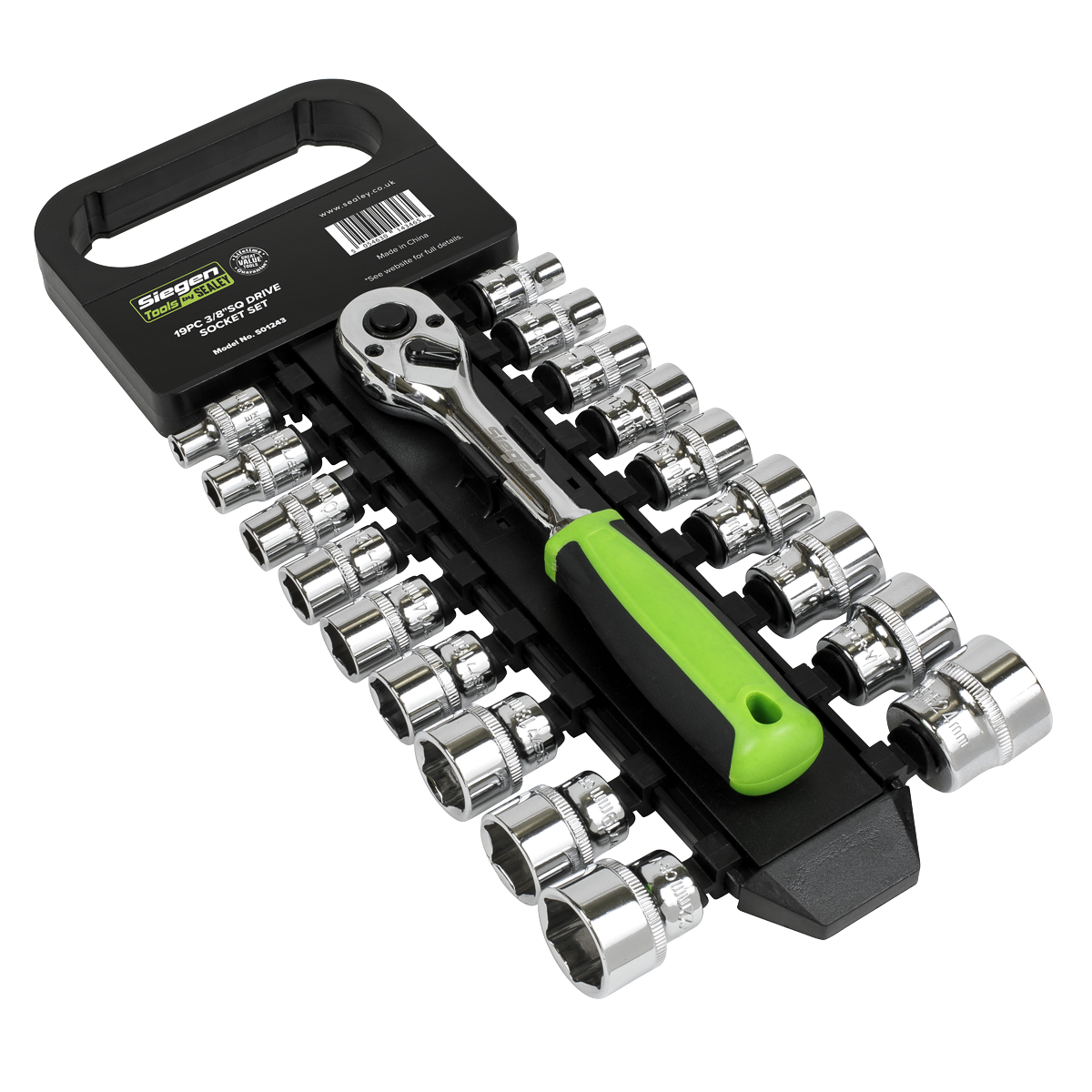 Sealey Siegen Socket Set 3/8