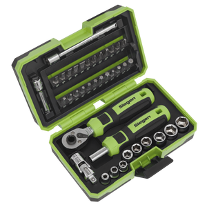 Sealey Siegen Socket & Bit Set 1/4