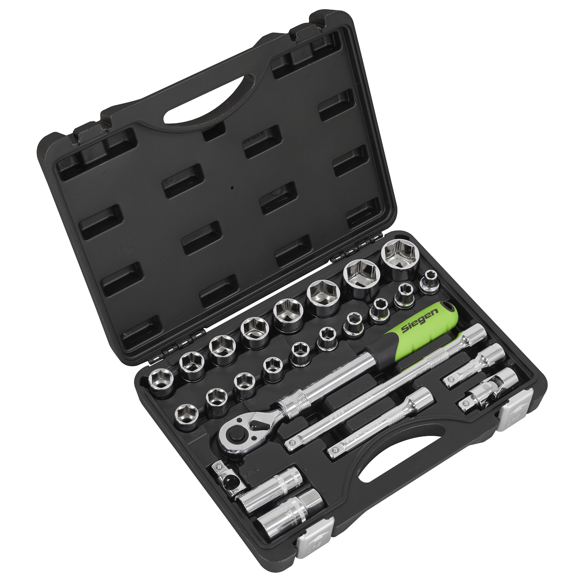 Sealey Siegen Extendable Ratchet Socket Set 1/2