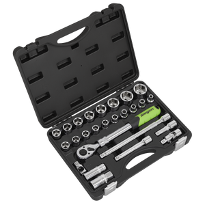 Sealey Siegen Extendable Ratchet Socket Set 1/2