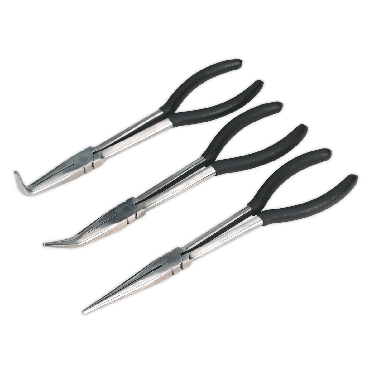 Sealey Siegen Needle Nose Pliers Set 275mm 3pc