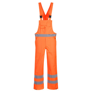 Portwest S388 Hi Vis Breathable Rain Bib and Brace