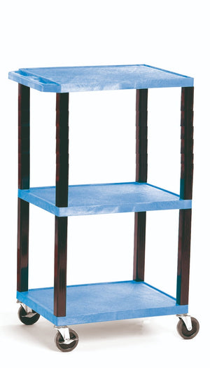 Service Trolley with Coloured Shelves