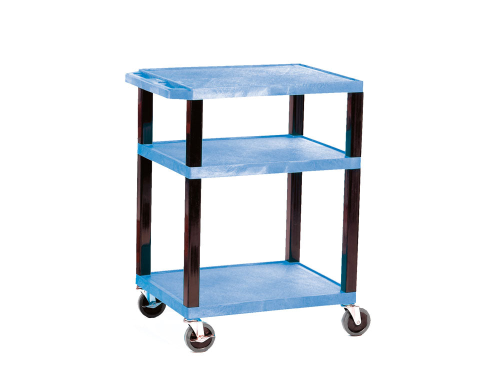Service Trolley with Coloured Shelves