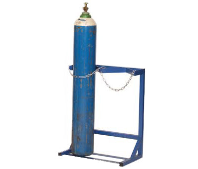 Single-Sided Cylinder Floor Rack