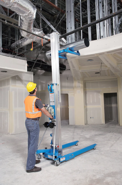Genie Superlift Advantage SLA-15 Material Lift Winch Stacker - Straddle Base