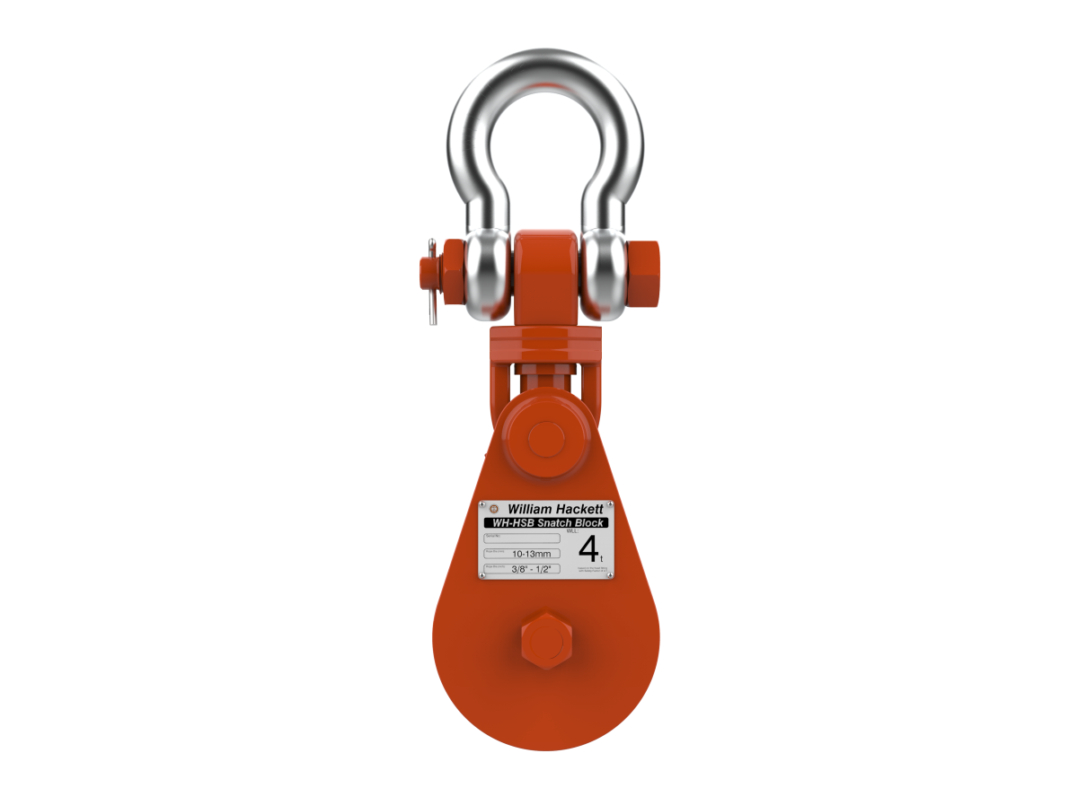 William Hackett HSB Hackett Snatch Block with Shackle