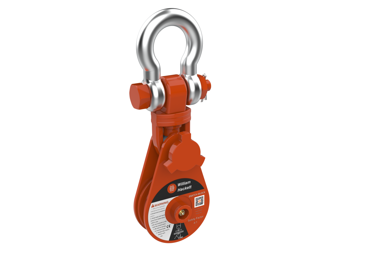 William Hackett HSB Hackett Snatch Block with Shackle