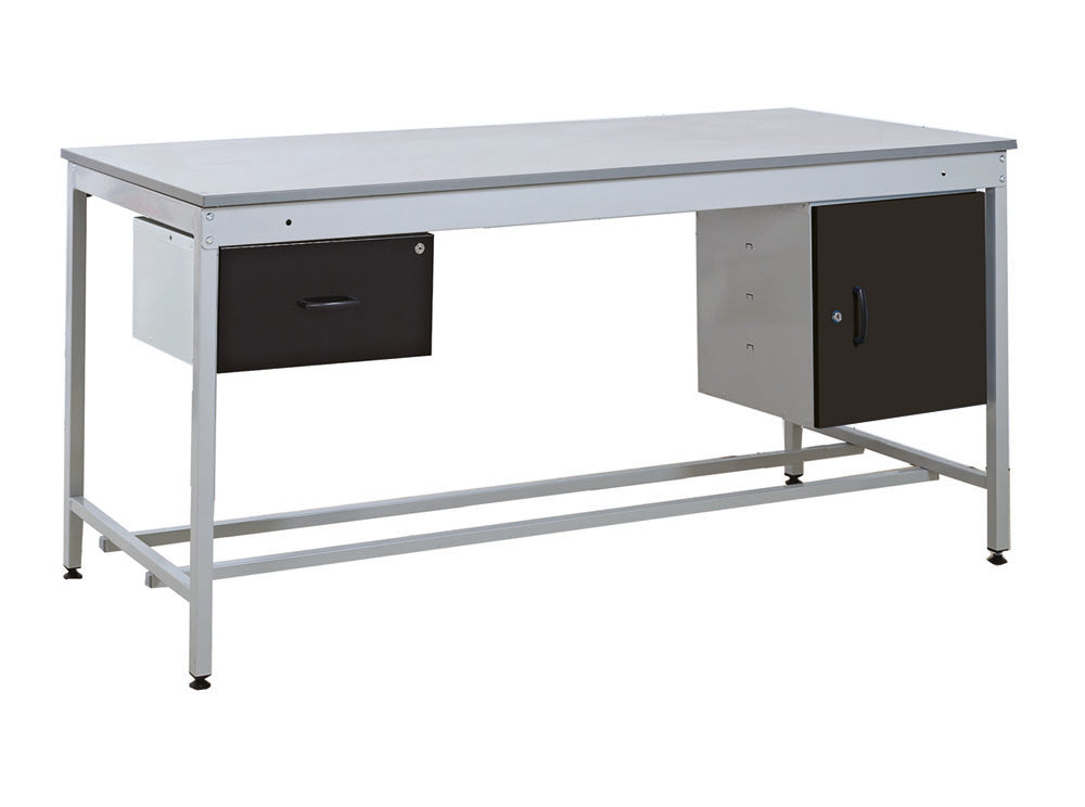 Taurus Utility Workbench with Single Drawer & Cupboard