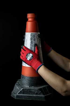 Traffi TG1050 X-DURA LATEX Cut Level 1 Safety Glove - Pack of 10