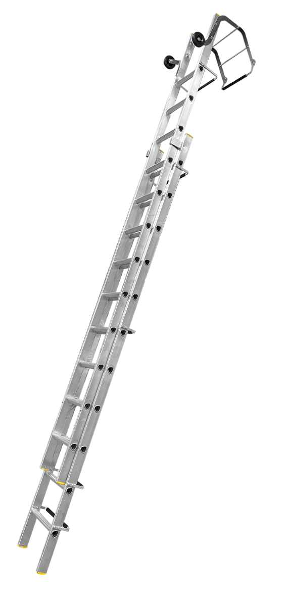 Two Section Push Up Roof Ladders