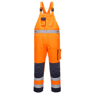 Portwest TX52 Dijon Hi Vis Contrast Work Bib and Brace