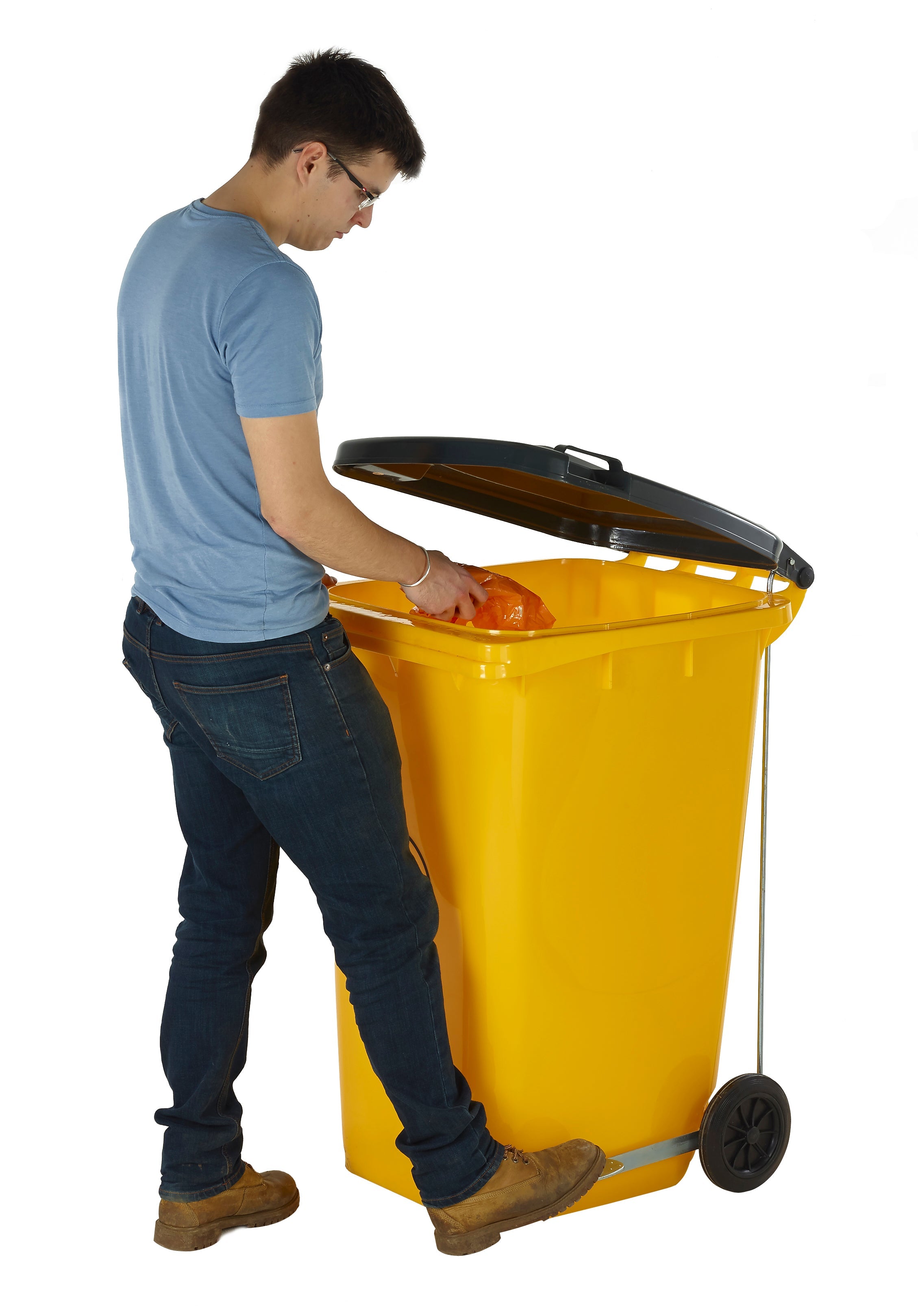 Wheeled Bins with Side Pedal