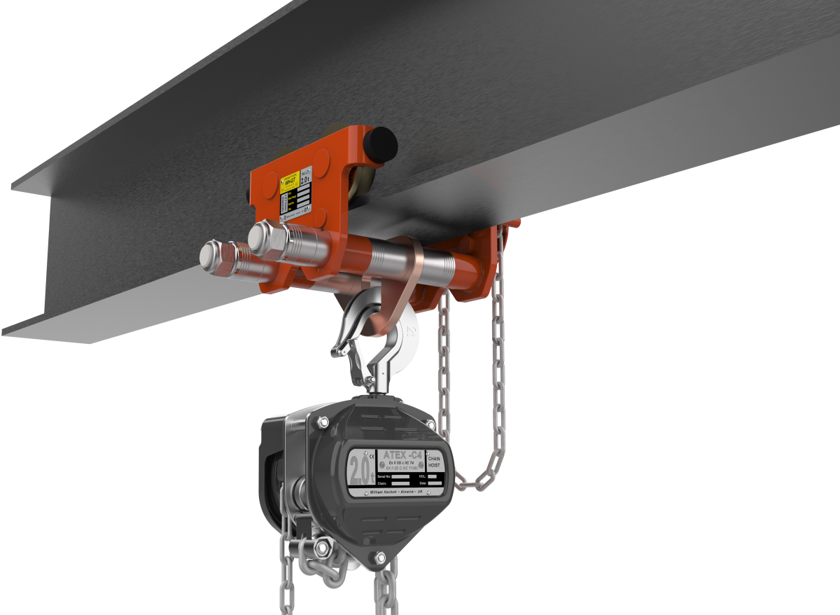 William Hackett GT ATEX 3M Geared Trolley