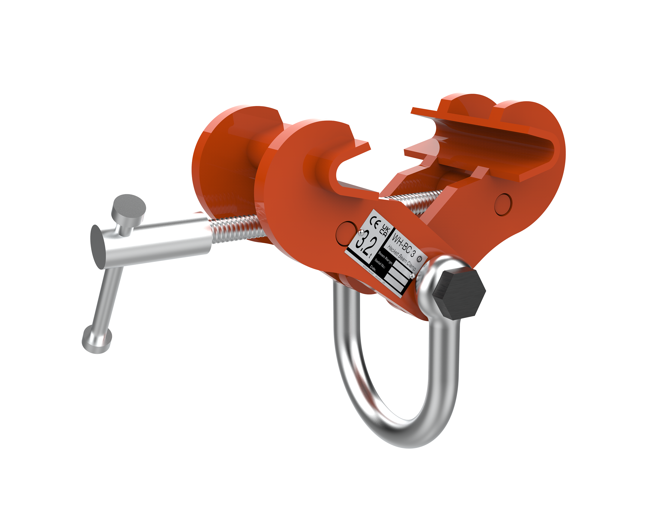 William Hackett 2-15te BC Fixed Jaw Super Clamp
