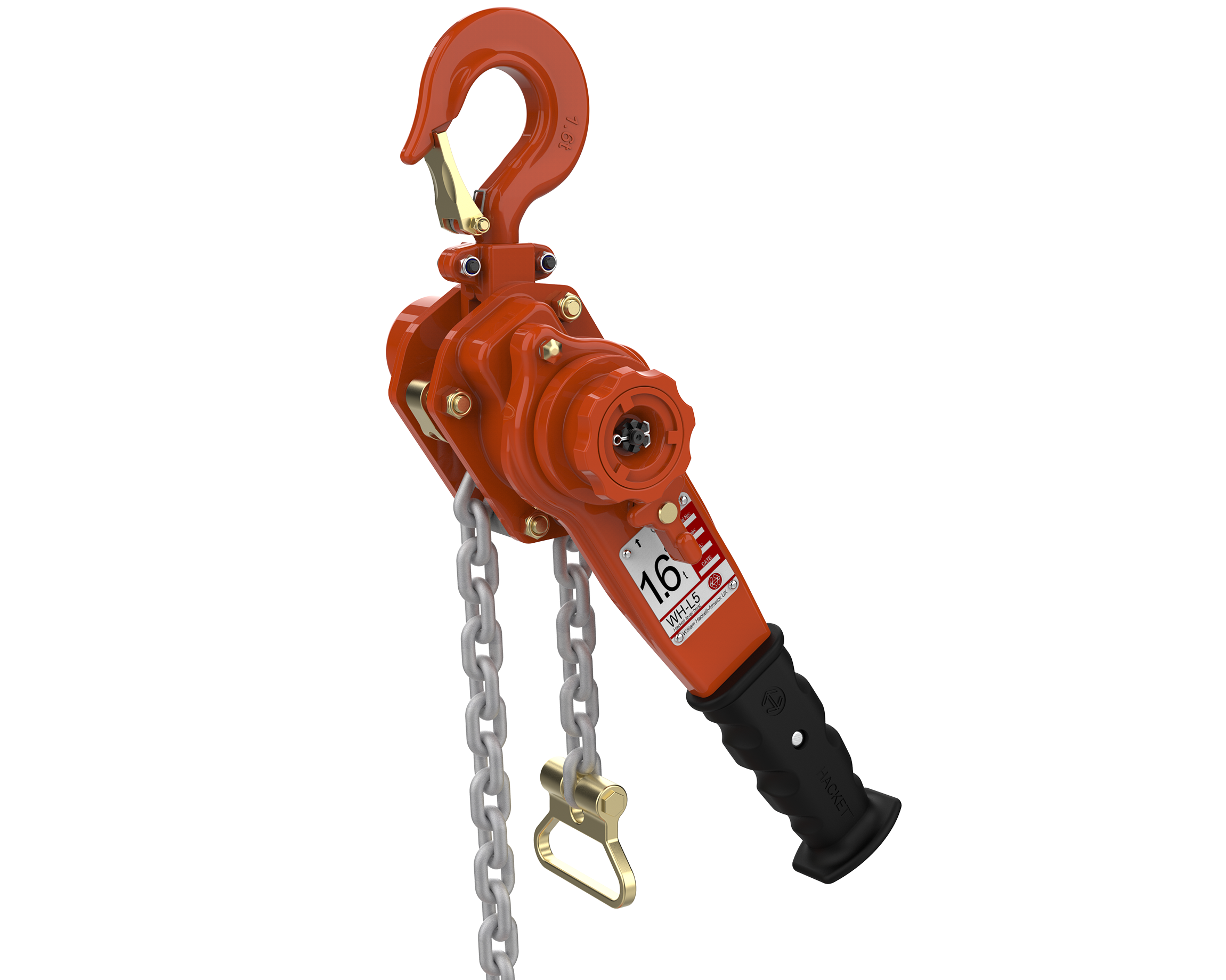 William Hackett L5 QP (Quad Pawl) 800kg-15te Lever Hoist