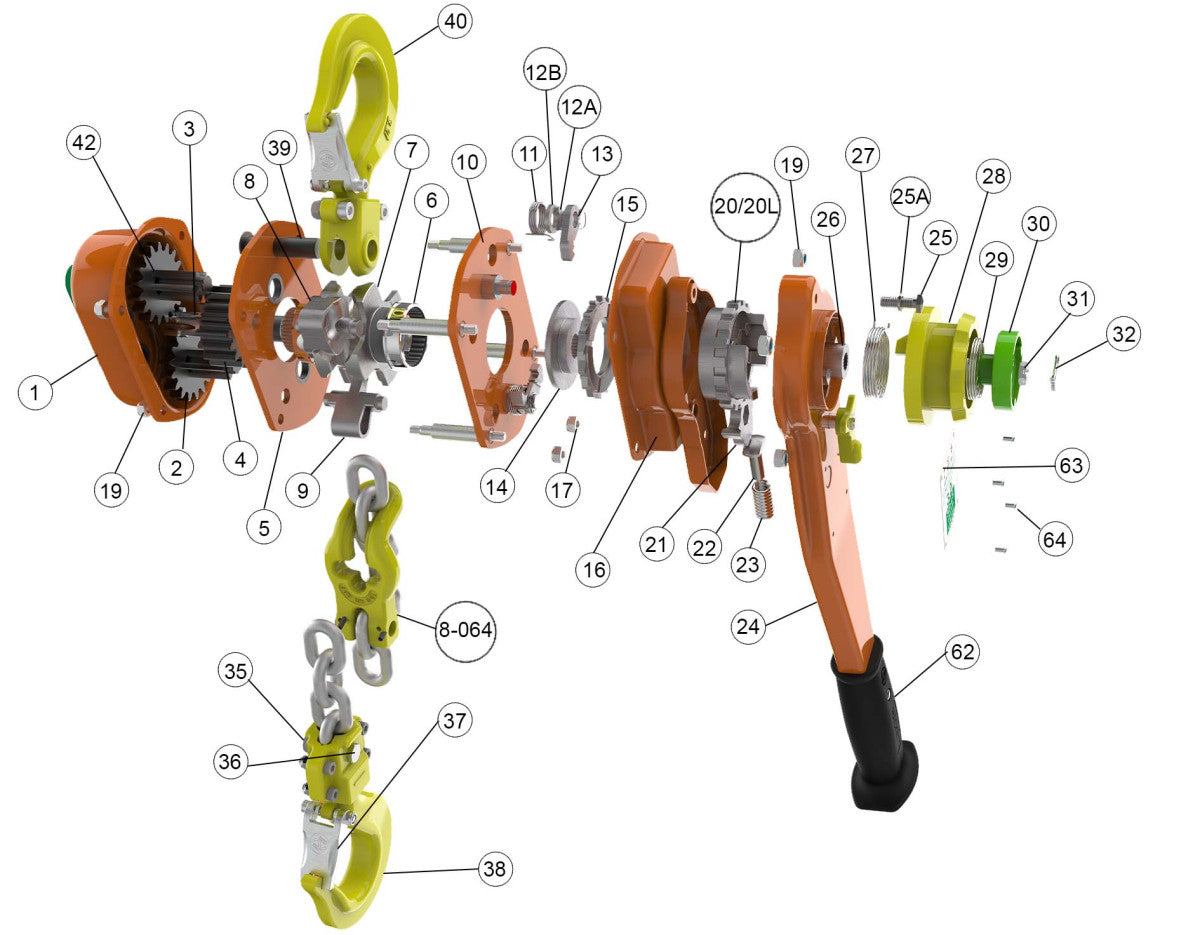 William Hackett Offshore Lever Hoist