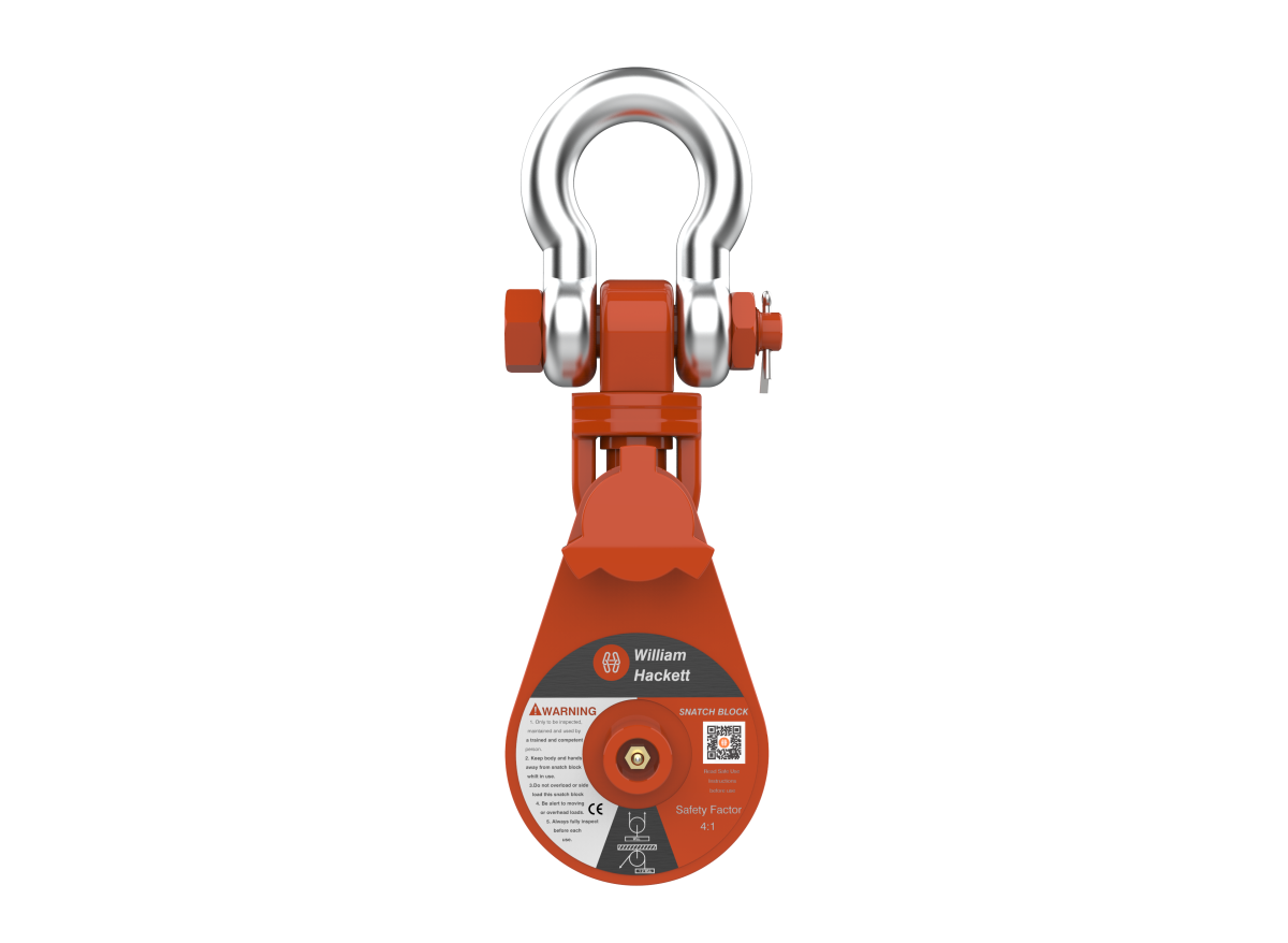 William Hackett HSB Hackett Snatch Block with Shackle