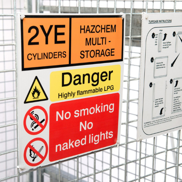 Armorgard TuffCage Mesh Gas Cylinder Storage Unit